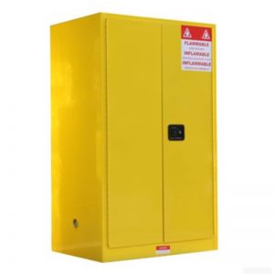 Color Yellow for  Flammable  Item Storage