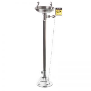 DAAO6620-J Pedestal Stainless steel Emergency Eye Wash Station with Foot Pedal