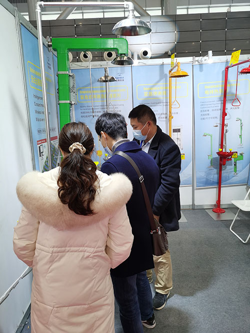 eye-wash in in Hefei Safety Industry Exhibition5